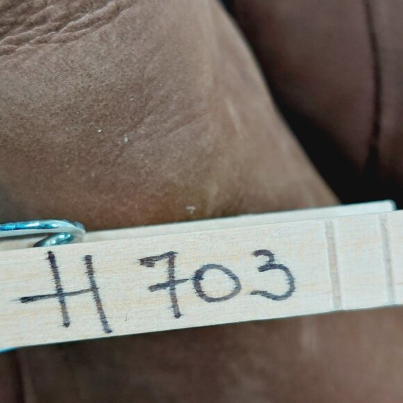 Franco Sarto Disco Ankle Boots Heels Leather Brown H703 - Picture 13 of 13